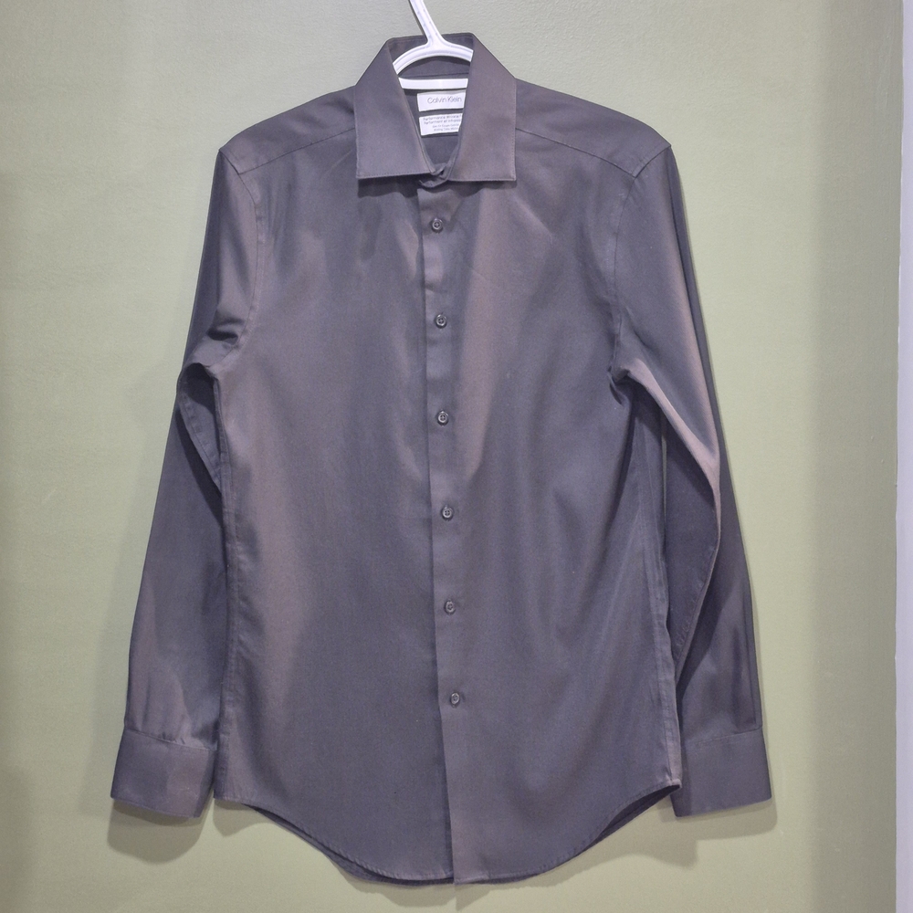 Calvin Klein Men's Black Dress Shirt